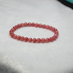  极品红纹*11克6毫米*正品天然红纹石手链*阿根廷石手链*假一赔十