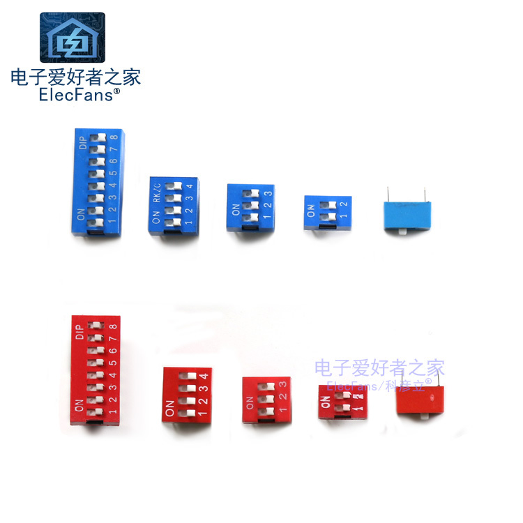 gules/blue 1P/2/3/4/8 position DIP switch Toggle Coding Electronics enthusiastsin the 3C Digital Accessories, Electronic components market , switch/Button, Toggle Switches category - from Buy2taobao.com to provide professional Taobao agent buy service