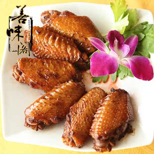  【善味阁】零食特产奥尔良烤鸡翅中烤翅散装500克真空