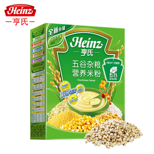  Heinz/亨氏 五谷杂粮营养米粉225g 绿色大米 均衡营养 强健体魄