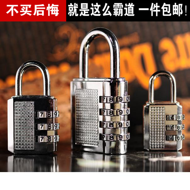 锌合金属3/4位健身房更衣柜子房门仓库车长梁箱包大小号密码挂锁在类目 户外/登山/野营/旅行用品, 旅行便携装备, 旅行安全, 普通密码锁中 - 来自Buy2taobao.com提供专业的淘宝代购服务