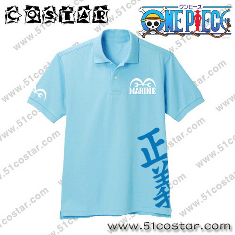 Japan Original Genuine ONEPIECE One Piece POLO Sweater Navy justice COSTAR Cartoon costumes Producedin the Play mode/Anime/Periphery/cos/Board games , Cartoon/Animation around , Anime T-Shirt/Shoes/Clothing category - from Buy2taobao.com to provide professional Taobao agent buy service