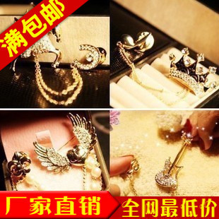  77022 韩国复古饰品批发 珍珠 翅膀 老鹰 海盗 骷髅 吉他 女胸针
