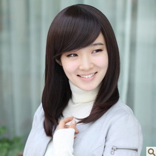 假发 女生 经典 梨花头 斜刘海 甜美 修脸 蓬松在类目 美发护发/假发, 假发, 整顶假发中 - 来自Buy2taobao.com提供专业的淘宝代购服务
