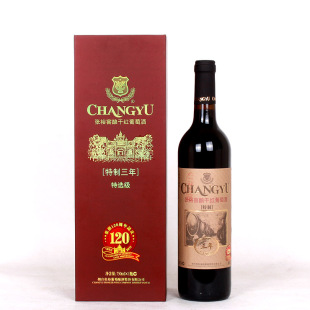 包邮红酒 张裕干红葡萄酒 张裕窖酿特制三年（特选级）干红