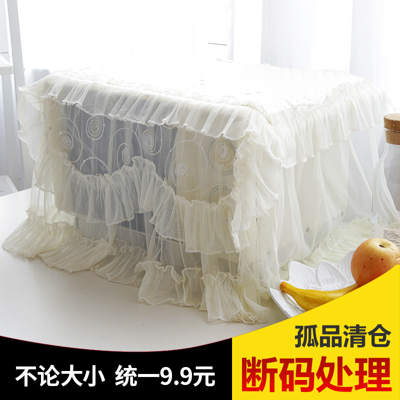 Dream Coach Microwave hood dust cover Gabion Cotton Lace Fabric art Korean Countryside Specialsin the Home Fabric , Dust protection cover , Microwave hood category - from Buy2taobao.com to provide professional Taobao agent buy service