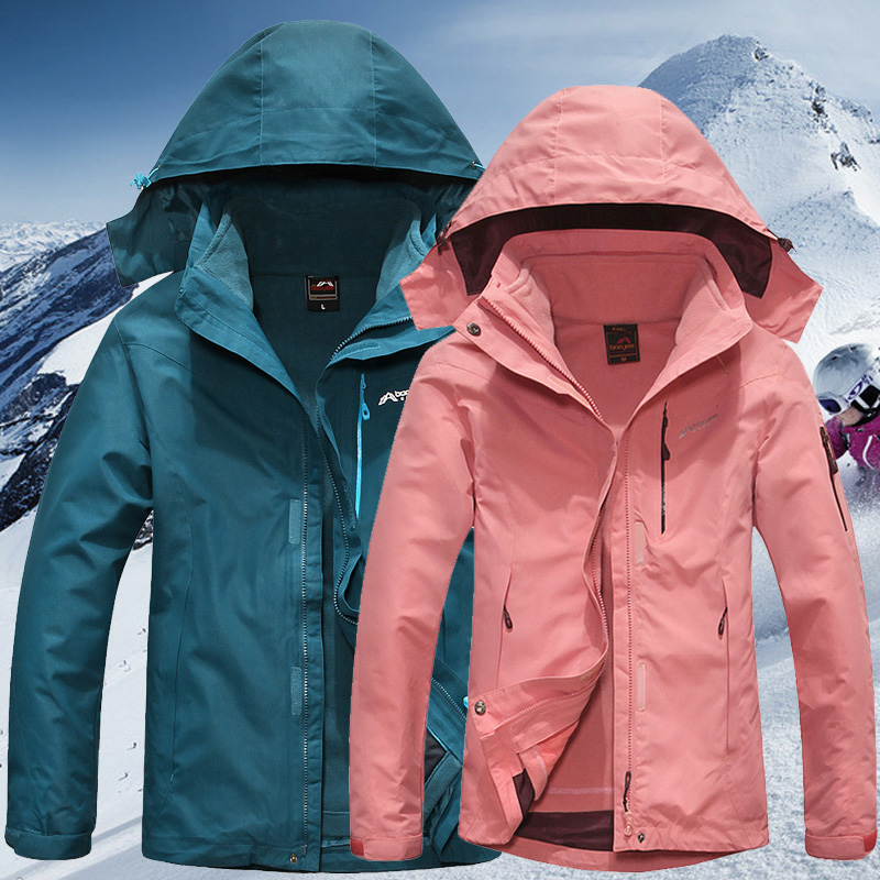 冲锋衣男三合一女两件套户外登山服秋冬季防水保暖加绒加厚保暧潮在类目 户外/登山/野营/旅行用品, 户外服装, 冲锋衣裤, 冲锋衣中 - 来自Buy2taobao.com提供专业的淘宝代购服务
