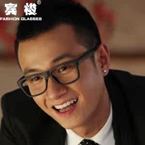 Retro tide male myopia glasses box glasses frame non-mainstream decorative box eye box no female flat light lenses mirrors