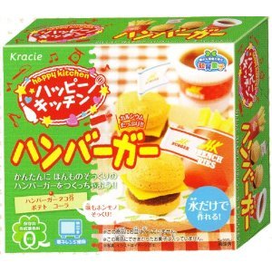 日本代购 现货 可食用玩具DIY自制汉堡包 日本