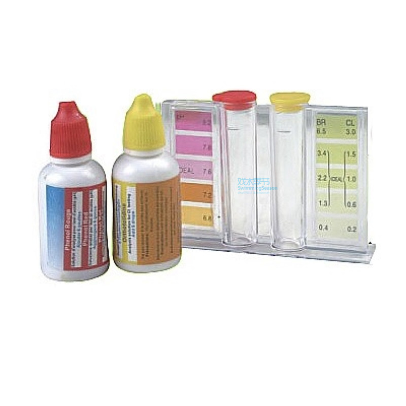 AQUA/x swimming pool cleaning and maintenance water test equipment tool box measuring residual chlorine of water boxes
