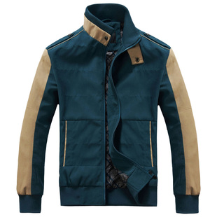  春季新款男装立领夹克男式时尚休闲上衣男子修身型外衣正品！