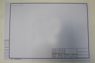 a2 a3 a4绘图纸工程有框机械建筑设计制图纸印框画框