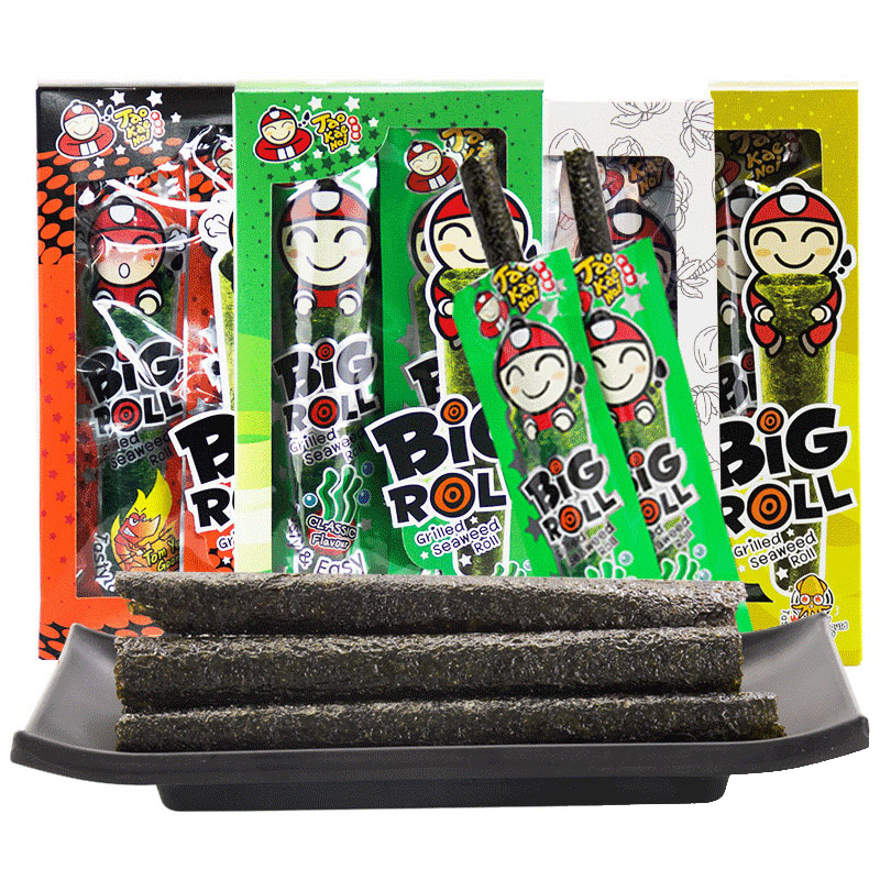 泰国进口海苔卷小老板经典原味紫菜卷27g/盒零食休闲网红零食波力在类目 零食/坚果/特产, 鱿鱼丝/鱼干/海味即食, 海苔系列中 - 来自Buy2taobao.com提供专业的淘宝代购服务