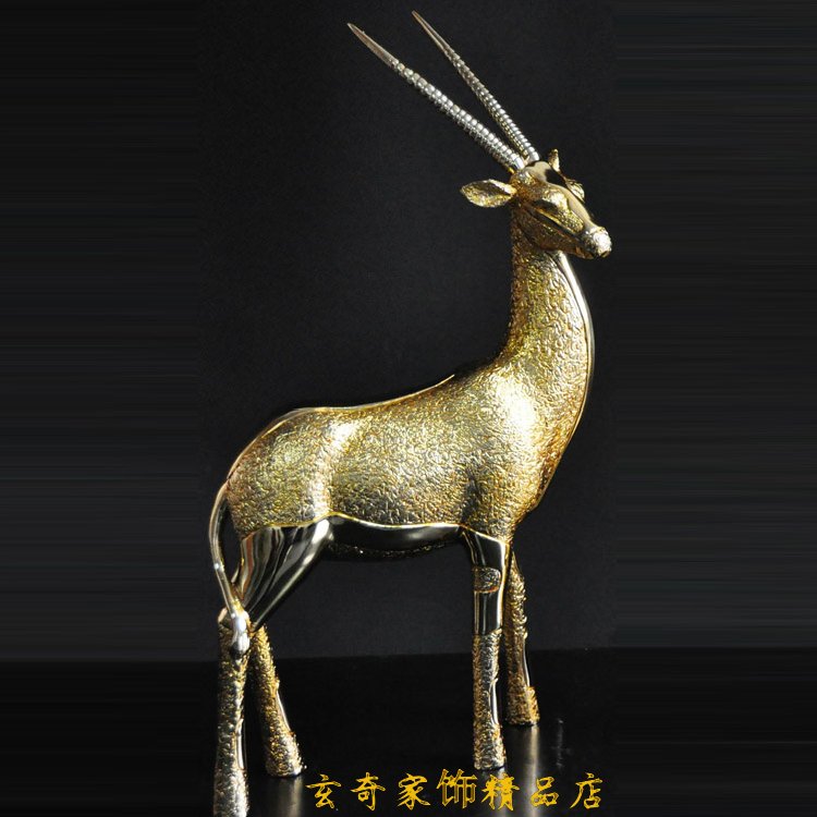 特惠-经典羚羊摆件-欧式现代家居创意装饰品-时尚家饰工艺品摆设 特惠-经典羚羊摆件-欧式现代家居创意装饰品-时尚家饰工艺品摆设