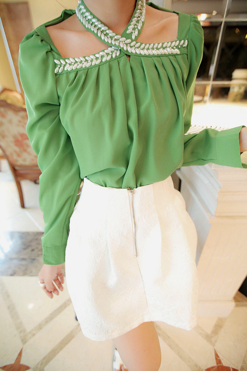 2013新款女装 韩版圆领长袖几何<em>图案</em>中长款毛