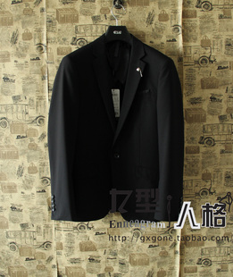  【专柜正品】GXG男装13新款 春装时尚商务款黑色百搭西服99113048