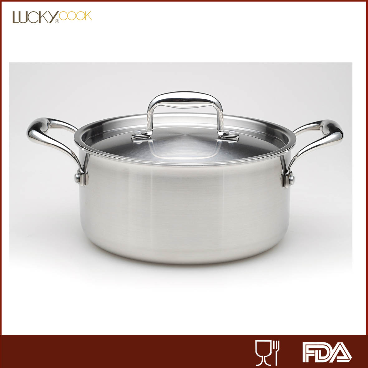 Special Offer 22CM internal diameter three layers Composite steel cooking Cookware Skillet Soup pot Stew pot Gas Electromagnetic furnace currencyin the Kitchen/Cooking utensils , Cooking utensils , Cookware/Pot/Kettle , Stewpan/Cooker/Tang Bao category - from Buy2taobao.com to provide professional Taobao agent buy service