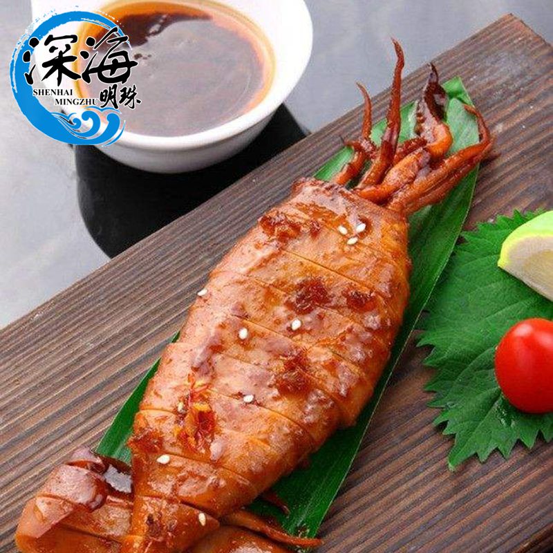 香辣鱿魚即食燒烤鐵板休閑零食鱿魚大袋裝約4只裝250g在類目 零食/堅果/特產, 魷魚絲/魚乾/海味即食, 即食魷魚零食中 - 來自Buy2taobao.com提供專業的淘寶代購服務