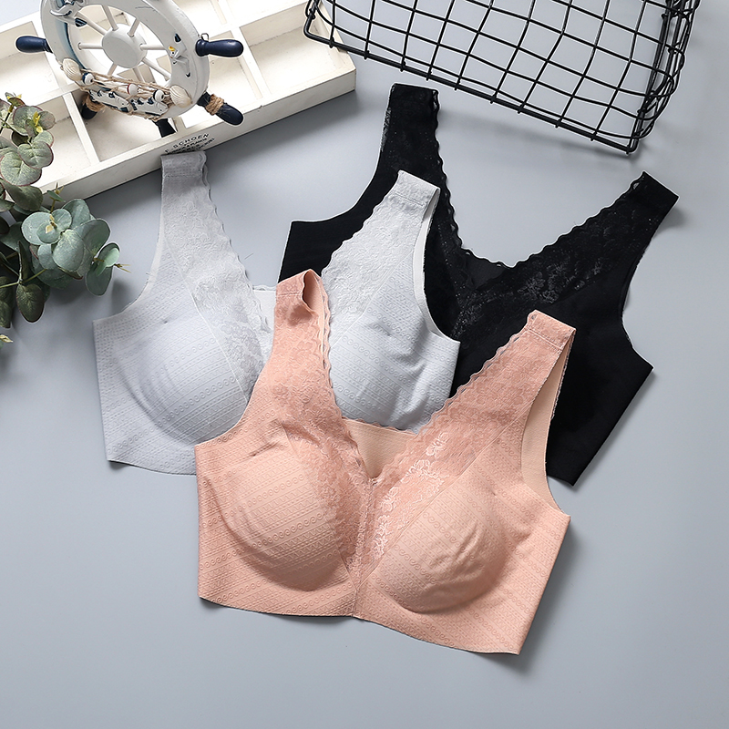 WX040 2019 Summer New Year lady adult Zero burden lace No trace Wireless motion Brasin the Lingerie/Men's underwear/Tracksuit , Bra category - from Buy2taobao.com to provide professional Taobao agent buy service