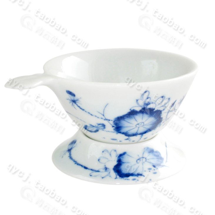 Jingdezhen Blue and white porcelain ceramics Teapot Tea filter Kungfu Online Tea Set Tea filter Lotusin the Tableware , Tea set , Tea filter category - from Buy2taobao.com to provide professional Taobao agent buy service