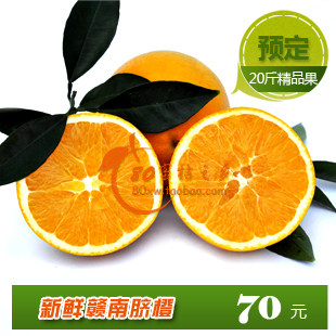 限量预定新鲜橙子 正宗赣南脐橙  水果不酸  20斤精品甜橙9省包邮