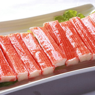  速冻蟹柳 蟹肉棒 螃蟹肉条 蟹足棒 日本料理火锅海鲜冻品 250克