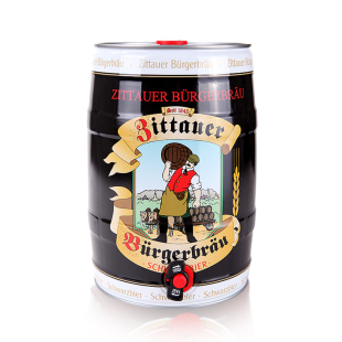  【天猫年货】德国正品原装进口 兹塔伯格黑啤酒5L*1桶装 啤酒金奖