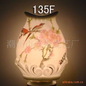  陶瓷香薰小夜灯 创意 节能 插电 礼品 家装饰品 特价