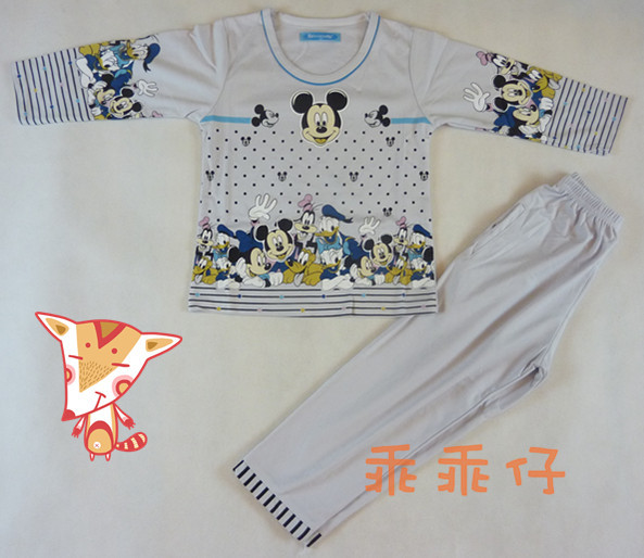 【2套包快】迪斯尼经典卡通圆领儿童睡衣 男童睡衣 儿童家居服 灰在类目 童装/婴儿装/亲子装, 儿童家居服, 家居服上装中 - 来自Buy2taobao.com提供专业的淘宝代购服务