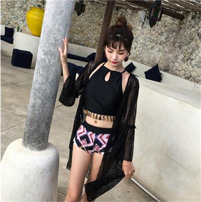 遊泳衣女三件套比基尼性感罩衫顯瘦遮肚小胸聚攏韓國泡溫泉小香風在類目 運動/瑜伽/健身/球迷用品, 游泳, 比基尼中 - 來自Buy2taobao.com提供專業的淘寶代購服務