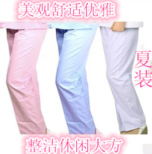 南丁格尔白色/粉色/蓝色全松紧要夏装护士裤/护士服全国包邮36|msdalam kategori Butik wanita / wanita, menetapkan/pakaian seragam pelajar/seragam kerja, pakaian seragam perubatan - dari Buy2taobao.com untuk memberikan perkhidmatan ejen Taobao profesional membeli