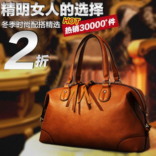  新款 专柜正品 代购包邮 头层牛皮 潮女包 复古通勤 真皮女包