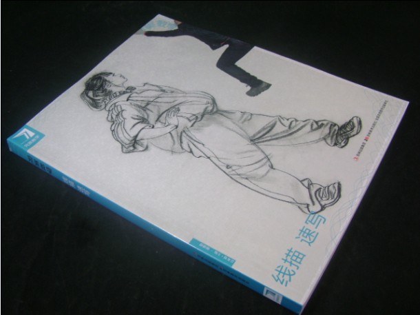 单线条速写_疯狂教学系列速写1人物单线条速写书线描绘画