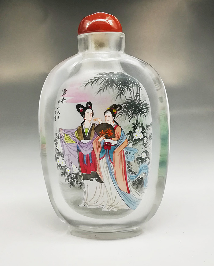 Interior painted snuff bottle Ladies high-grade crystal Interior painted snuff bottlein the Arts and crafts , Folk arts and crafts Features , Inside painting snuff bottles category - from Buy2taobao.com to provide professional Taobao agent buy service