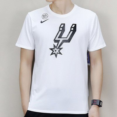 nke耐克男上衣2018夏季新款篮球logo运动服圆领透气短袖t恤870541