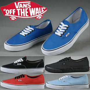  夏季透气万斯Vans系带男女鞋韩版潮流正品代购情侣休闲帆布鞋板鞋