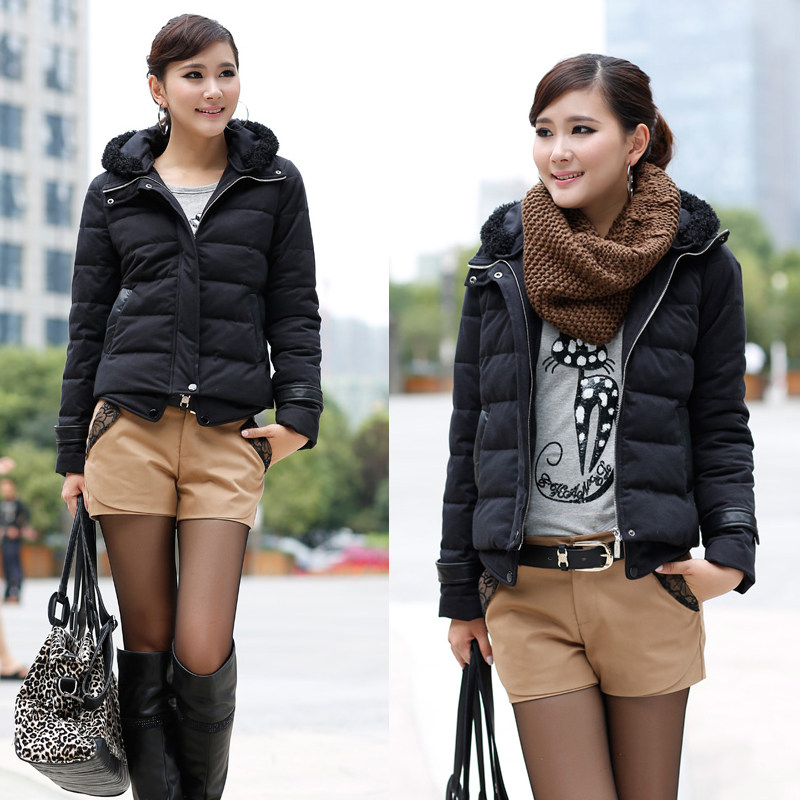 2012冬装短款<em>女式</em>棉衣<em>外套</em>加厚<em>加肥</em>小棉袄加