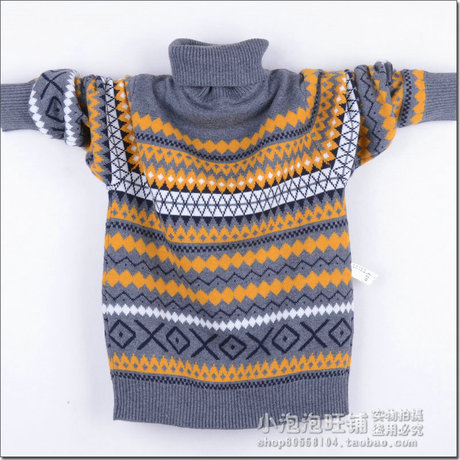 童装2014秋冬新款男童羊毛衫<em>儿童毛衣</em>男大童