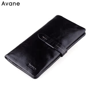  Avane爱曼尼 罗曼文革风尚复古Fashion牛皮真皮长款男士钱包