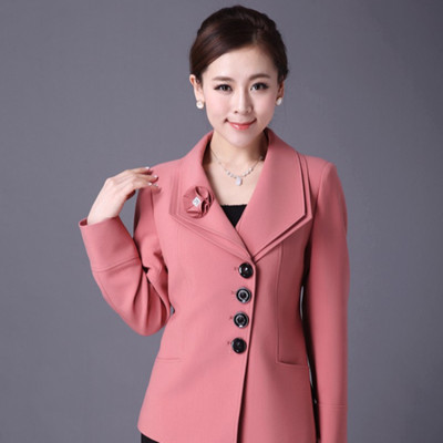 中老年<em>春秋</em>装女<em>外套短款</em>西装修身妈妈装小西装