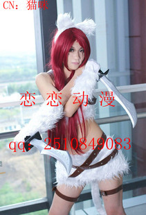 恋恋cos LOL 英雄联盟 <em>不祥之刃</em> 暗夜<em>猫女</em> 卡特
