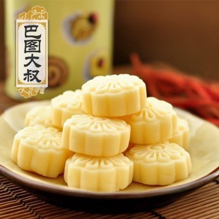  【付邮试用】巴图大叔牛奶小月饼 奶酪月饼砖168g 不拍套餐必后悔