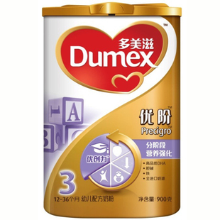  Dumex/多美滋金装优阶幼儿配方奶粉900g