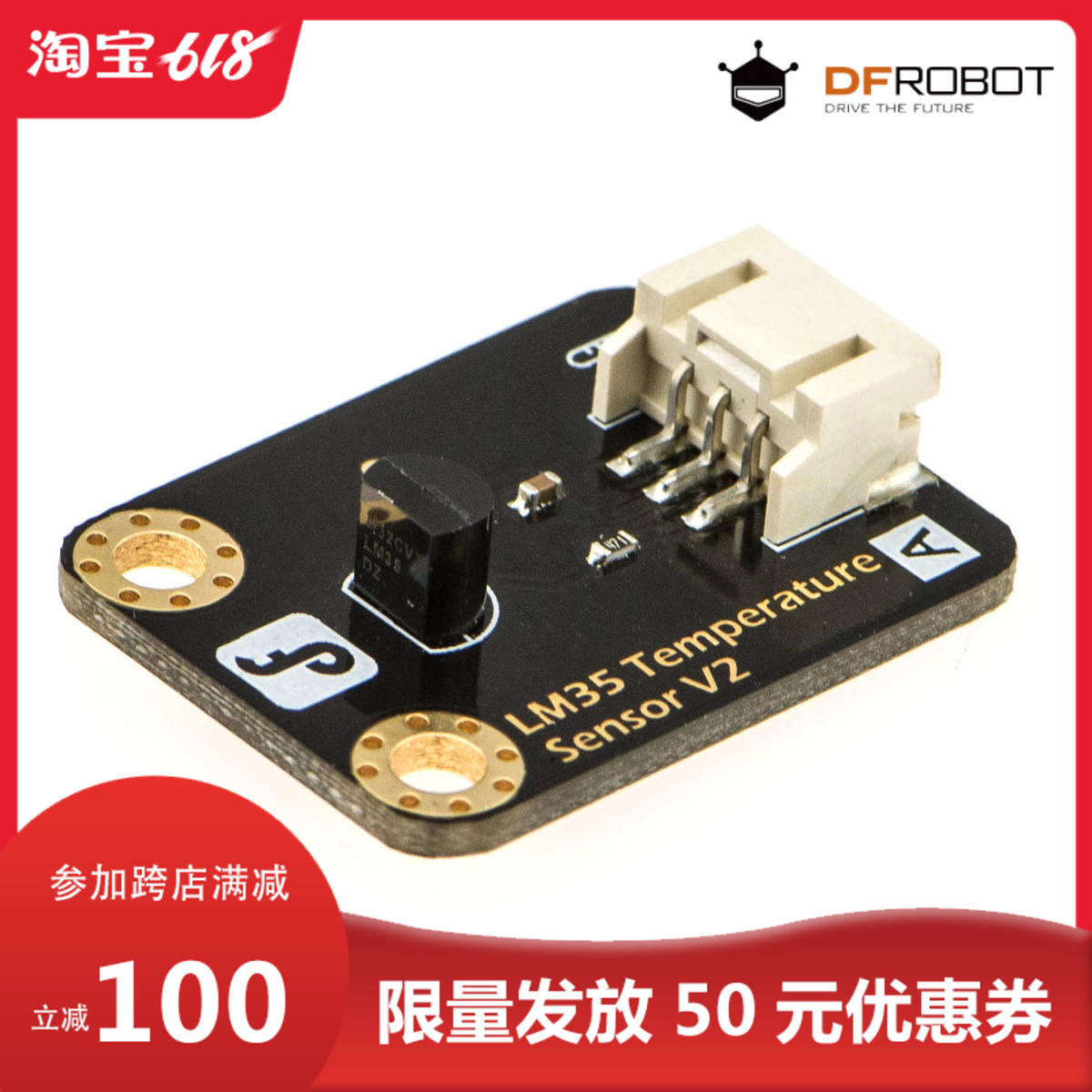 DFRobot Arduino Analog sensor LM35 Linear Temperature Sensor With data cablein the 3C Digital Accessories, Electronic components market , Computer Components/Parts and Accessories , Other computer components/Parts and Accessories category - from Buy2taobao.com to provide professional Taobao agent buy service