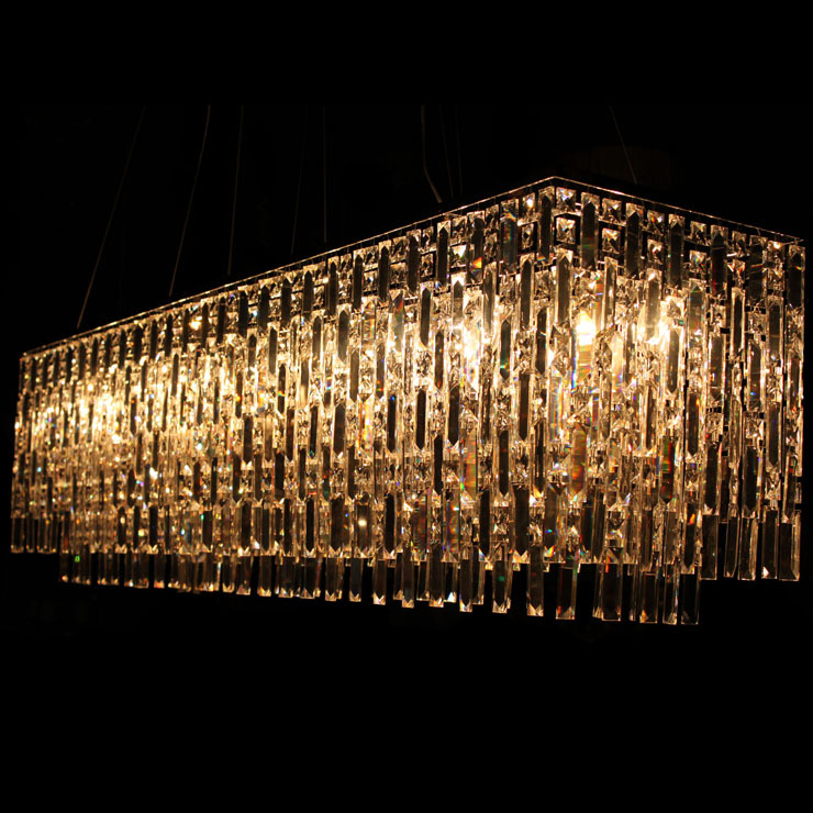 Can be customized customized rectangle crystal Living Room Restaurant Modern simplicity High-end Built-on Egypt Lightingin the Decoration main material , Lamps , Chandelier category - from Buy2taobao.com to provide professional Taobao agent buy service