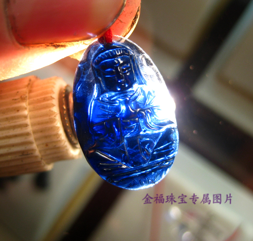 ensure Authenticity New products Mine Direct selling natural Sapphire carving Guanyin pendant mom Girlfriend giftin the Jewelry/Diamond/Jade/Gold , Colored stones/Precious stones , Other category - from Buy2taobao.com to provide professional Taobao agent buy service