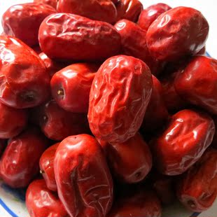  陕西特产零食干果枣类大枣红枣新货特级黄河滩枣散装养生3斤包邮