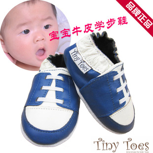  美国品牌TinyToes宝宝学步鞋 婴儿步前鞋 真皮软底 防滑防掉 春季