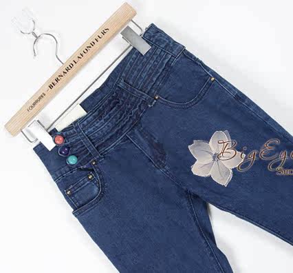 原单american eagle AE 靓丽三扣修身牛仔裤