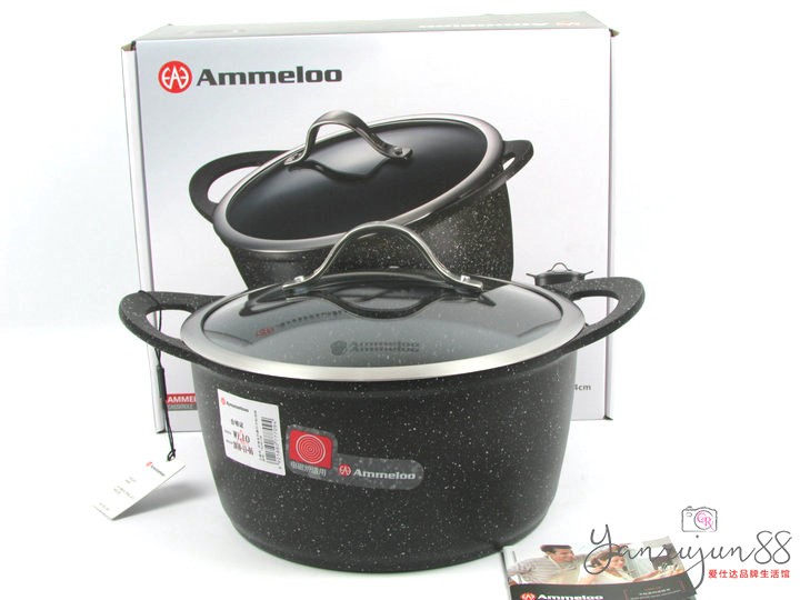 Ammeloo/ Ai Mei Long 24CM Soup pot Lincoln series Spar Non-stick pot TA24A1SMin the Kitchen/Cooking utensils , Cooking utensils , Cookware/Pot/Kettle , Stockpot category - from Buy2taobao.com to provide professional Taobao agent buy service